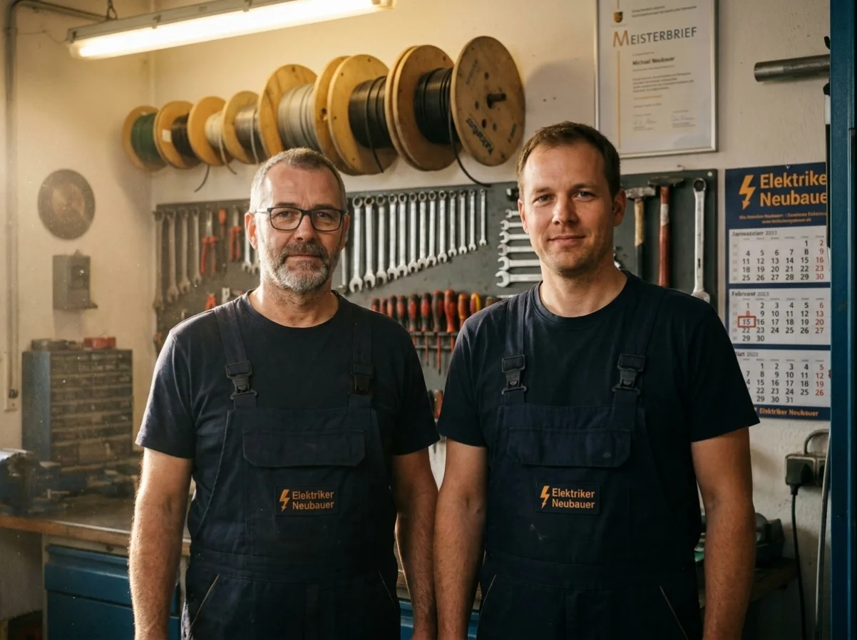 Michael und Christian Neubauer – Elektrikermeister-Brüder aus dem Familien-Meisterbetrieb